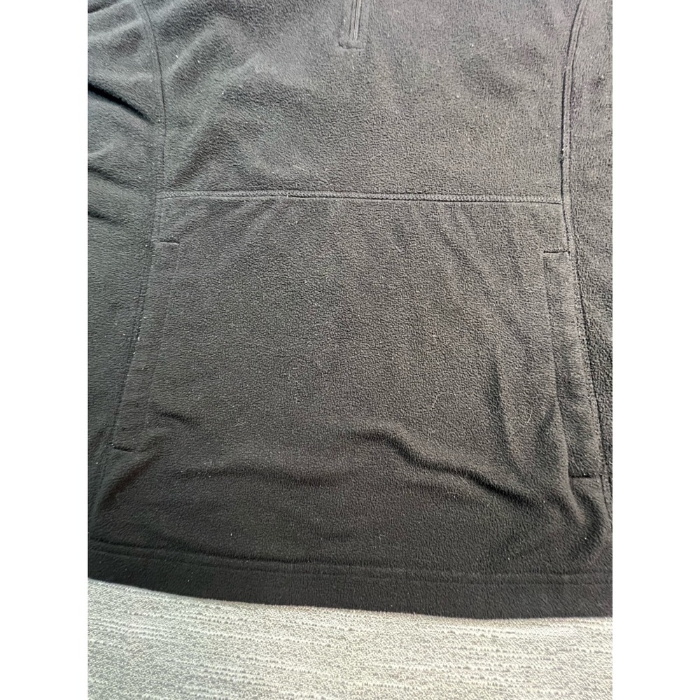 The North Face Womens Black TKA 100 Fleece Quarter Zip Pullover Thumbholes M - Picture 5 of 7